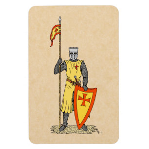 Ímã Knight Medieval Early 13 Century