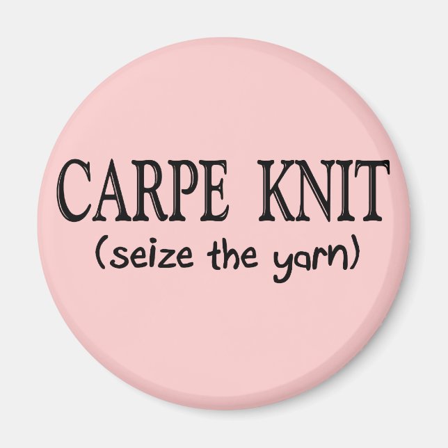Imã Knit Carpe (Agite o Fio) (Frente)