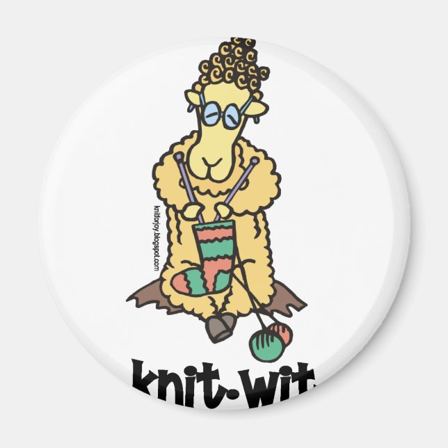 Imã Knit-Wit (Frente)