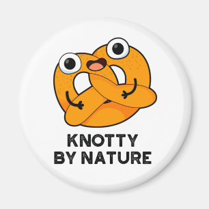 Imã Knotty Por Nature Engraçado Pretzel Pun