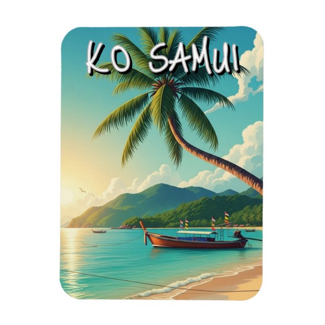 Ímã Ko Samui Tailândia (Vertical)