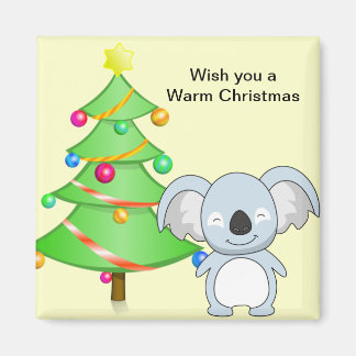 Imã Koala Christmas