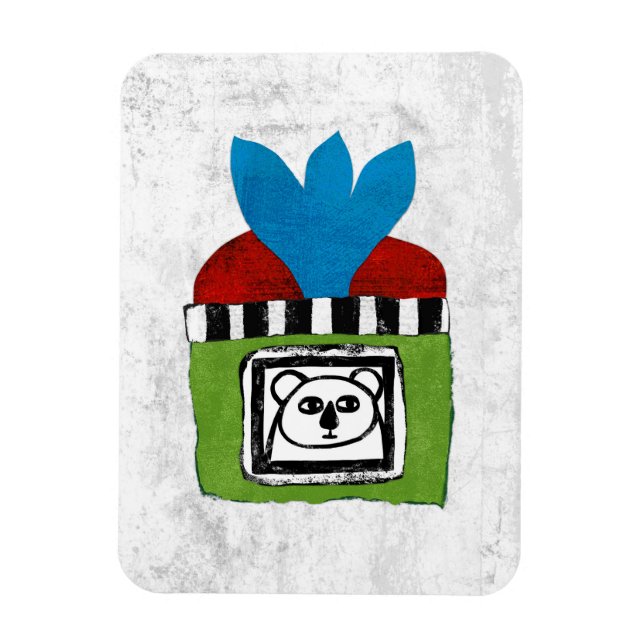 Ímã Koala Em Casa, Frigorífico Magnet (Vertical)