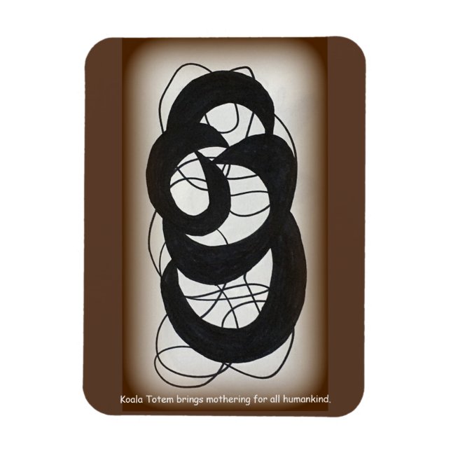 Ímã Koala Totem (Vertical)