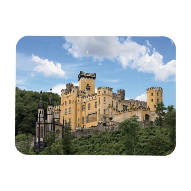 Ímã Koblenz, Alemanha, Castelo Stolzenfels, Palácio (Horizontal)