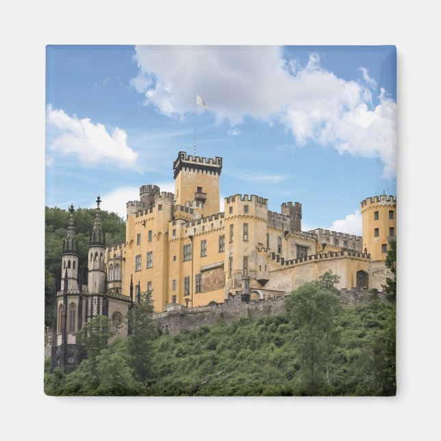 Imã Koblenz, Alemanha, Castelo Stolzenfels, Palácio (Frente)