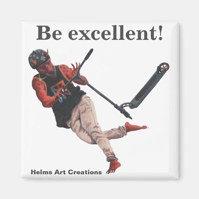 Imã Kobold Kick Patinete Fantasy Art Butnet (Frente)