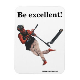 Ímã Kobold Patinete tricota Fantasia Arte Magneta Flex