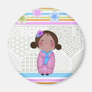 Imã kokeshi sakura