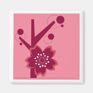 Imã Kokeshi Sakura Kimono Design