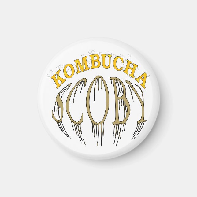 Imã Kombucha Scoby (Frente)