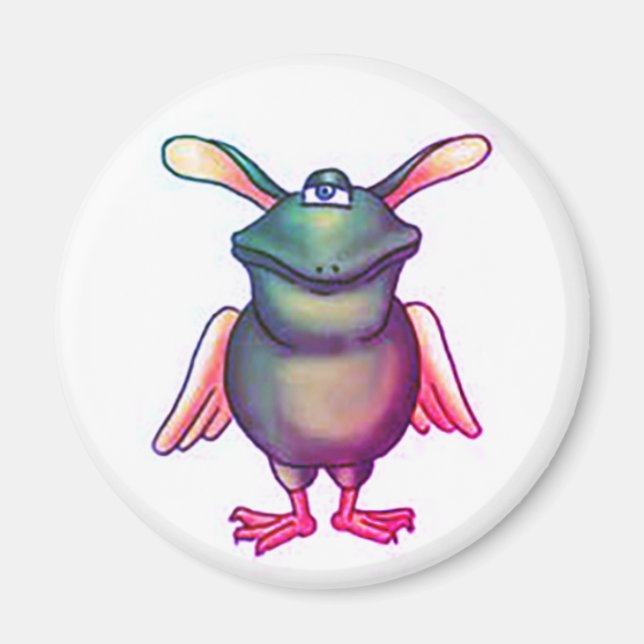 Imã Komisches Monster für Halloween (Frente)