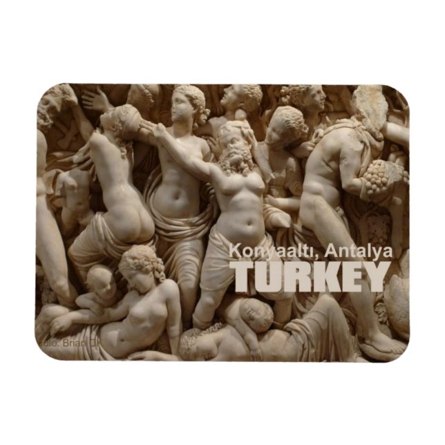 Ímã Konyaaltı, Imã de geladeira de Antalya Turkey (Horizontal)