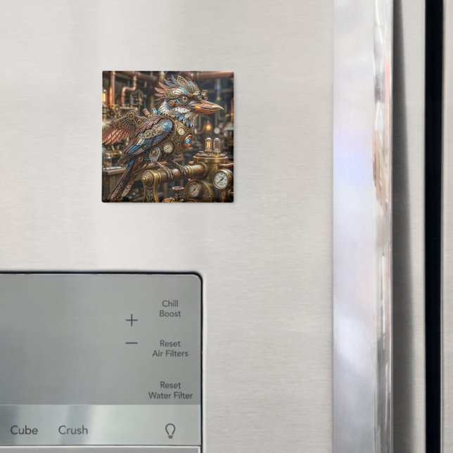 Imã Kookaburra Steampunk (In Situ (Fridge))