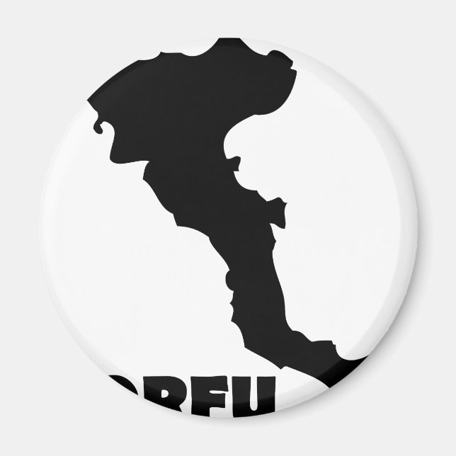 Imã korfu corfu - ilha grega (Frente)