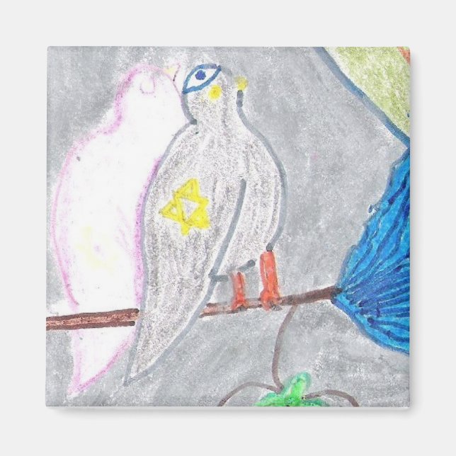 Imã Kosher Pigeons (Frente)