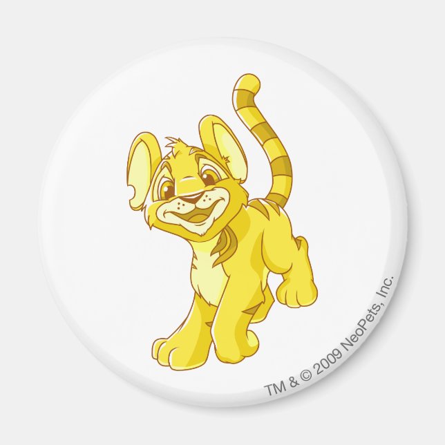 Imã Kougra Dourado (Frente)