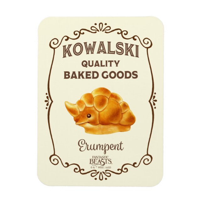 Ímã Kowalski Bakery - Erumpent (Vertical)