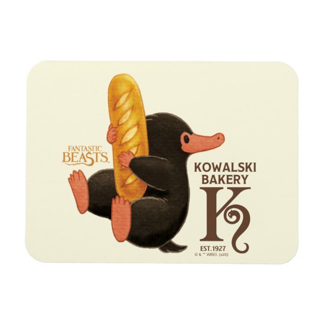 Ímã Kowalski Bakery - Flor Com Pão (Horizontal)