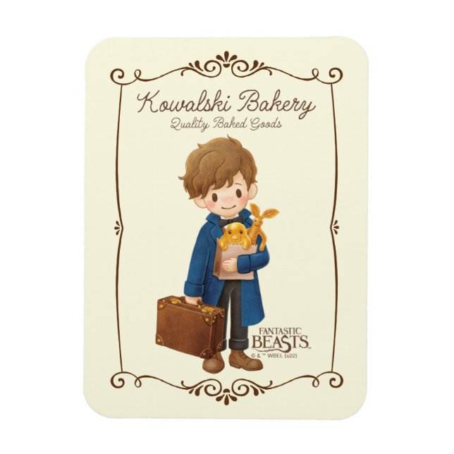 Ímã Kowalski Bakery - Newt Scamander (Vertical)