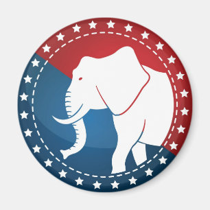 Imã Kozzi-illustrated-image-of-a-elephant-badge-5000x5
