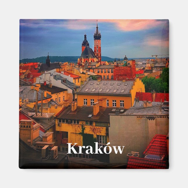 Imã Krakow Europe Polônia Polska Cidade Antiga (Frente)