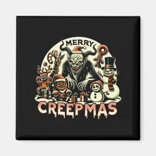 Imã Krampus Alegre Creepmas Natal Anos 30 Cartoon Retr