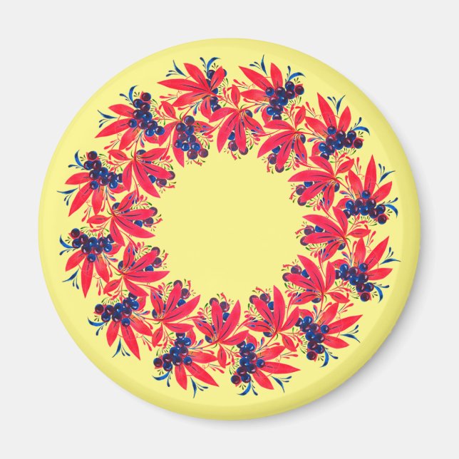 Imã Kranz aus Trauben und Blättern  (Frente)