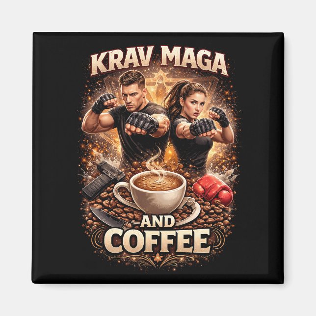 Imã Krav Maga and Coffee (Frente)