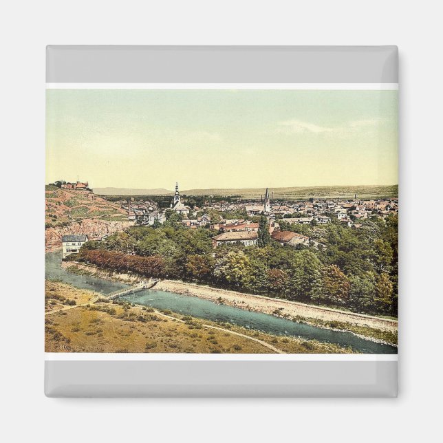 Imã Kreuznach (ou seja, Bad Kreuznach), Nahethal, Rhen (Frente)