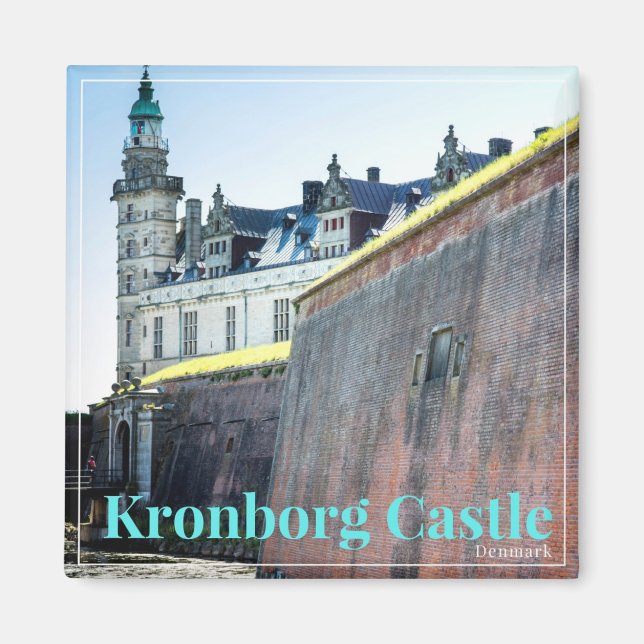 Imã Kronborg Dinamarca Souvenir Magnet (Frente)