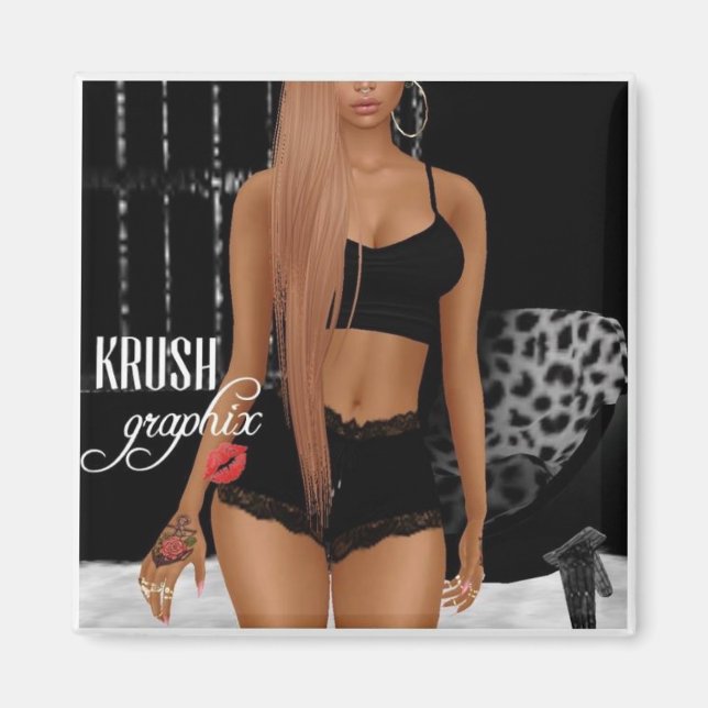 Imã Krush Graphix por Ahsek Novel Magnet 1 (Frente)