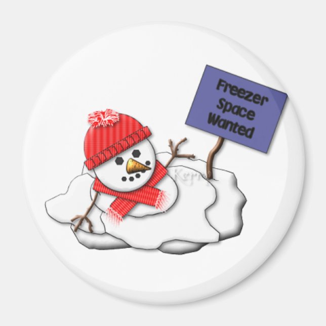 Imã KRW Melting Snowman (Frente)