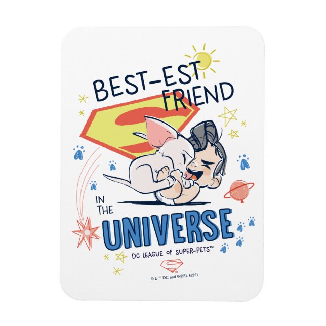 Ímã Krypto e Superman: Melhor Amigo do Universo (Vertical)