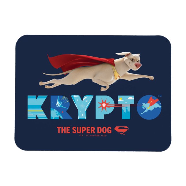 Ímã Krypto O Super Cão (Horizontal)