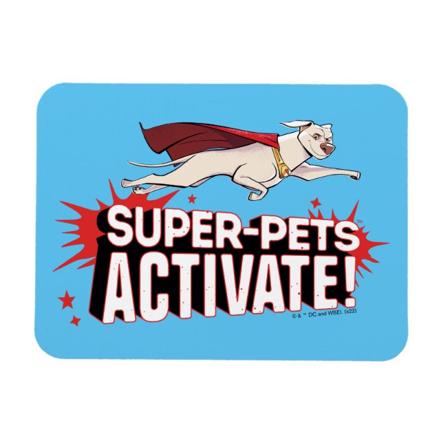 Ímã Krypto: Super-Animais Ativam! (Horizontal)