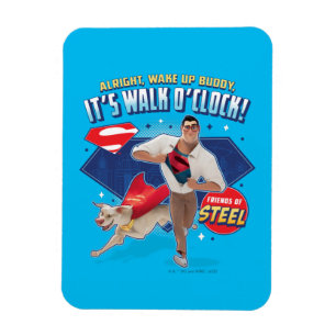 Ímã Krypto & Superman - É Walk O'Clock!