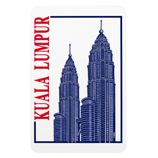 Ímã Kuala Lumpur (Vertical)