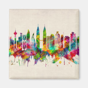 Imã Kuala Lumpur Malásia Skyline