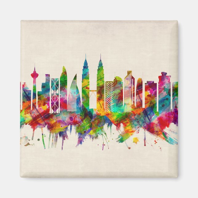 Imã Kuala Lumpur Malásia Skyline (Frente)