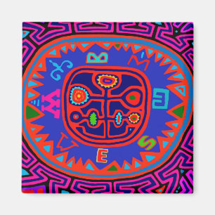 Imã Kuna Indian Mola Compass