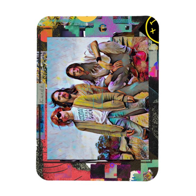 Ímã Kurt, Dave e Chris Square (Vertical)