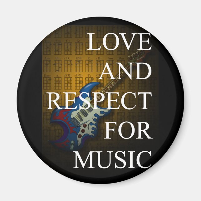 Imã KuuMa Guitar Love 02 (Frente)