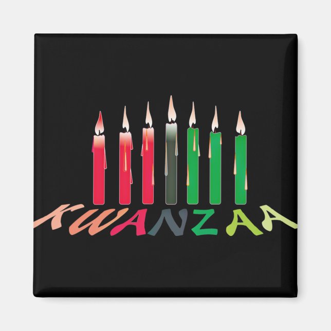 Imã Kwanzaa Candles (Frente)