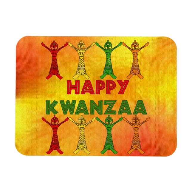 Ímã Kwanzaa Dancers (Horizontal)