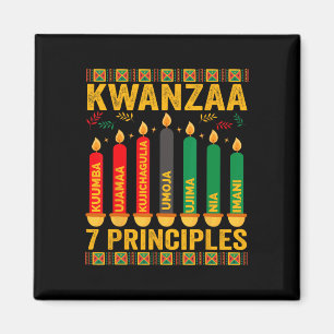 Imã Kwanzaa Sete Princípios Vela Homens Mulheres Kwanz