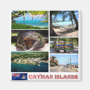 Imã KY - Ilhas Cayman - Colagem Mosaica