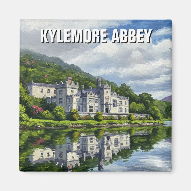Imã Kylemore Abbey Ireland Viagem (Frente)