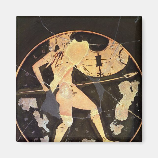 Imã Kylix de figuras vermelhas ateniense (Frente)