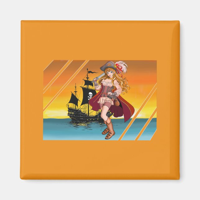 Imã La belle corsaire en couleurs. (Frente)